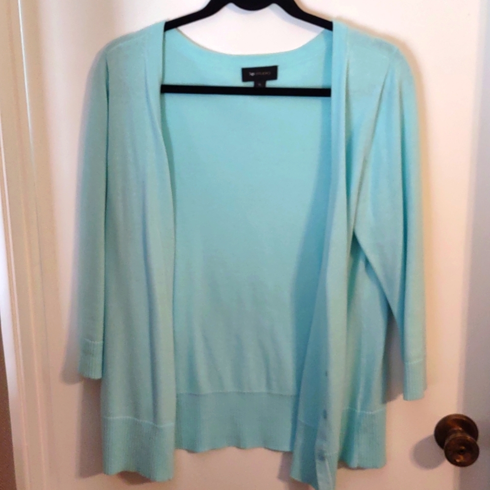 AB Studio xl quarter sleeve cardigan